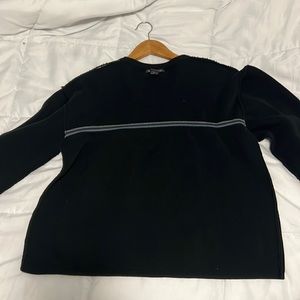 Oversized crew neck sweater